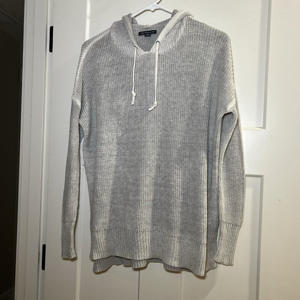 American Eagle Outfitters hoodie knitted sweater soft size Small womens Grey